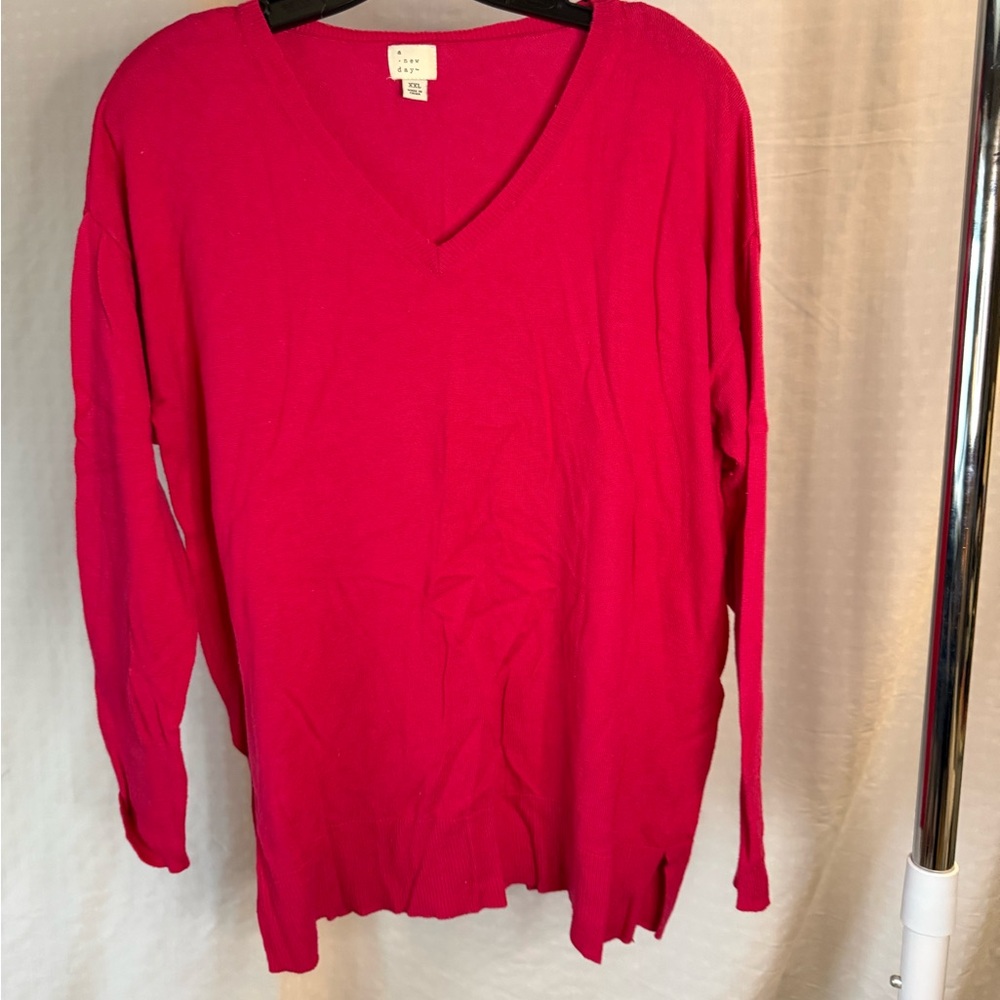 a new day Bold Pink Sweater